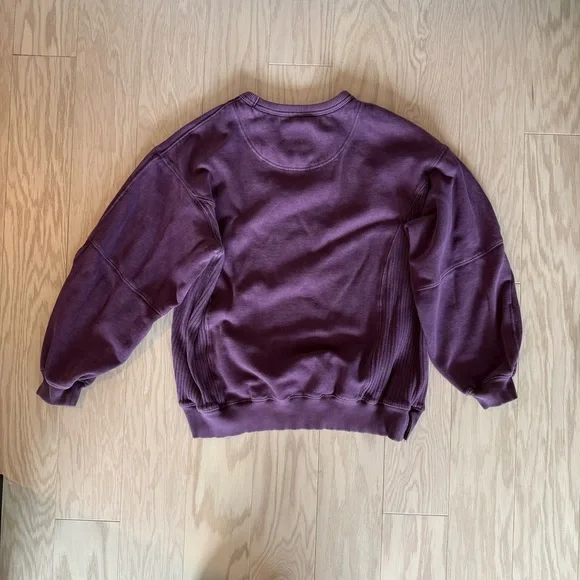 Aerie Très Chic Sweatshirt Cool Berry - Picture 3 of 4